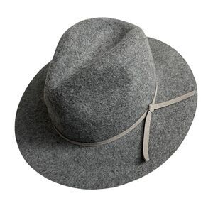 Women\'s Fedora With Faux Leather Band Gray Women main image 3